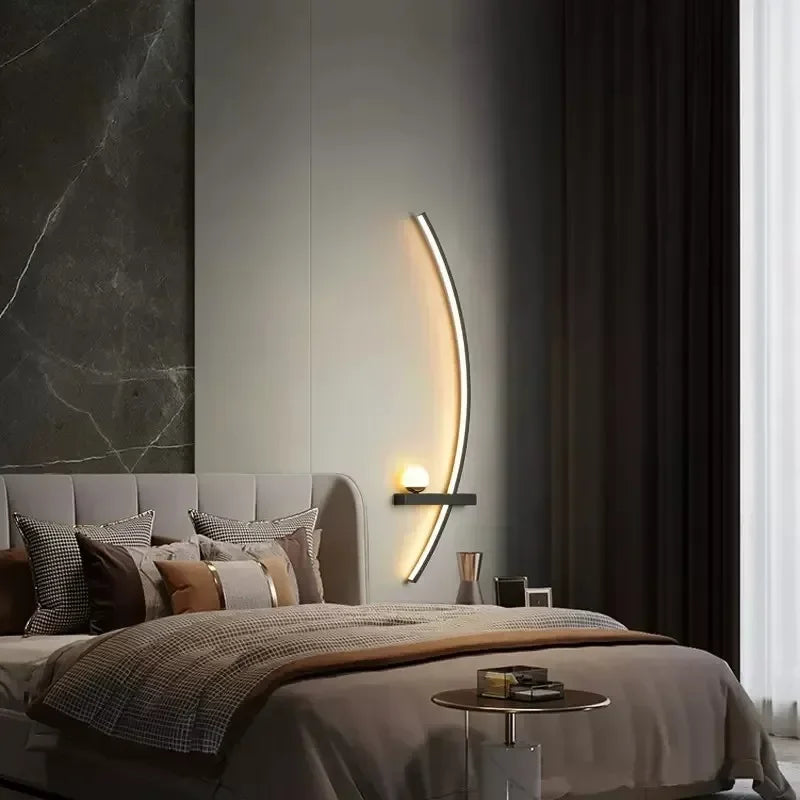 LuxeGlow Smart LED Wall Lamp