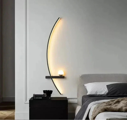 LuxeGlow Smart LED Wall Lamp