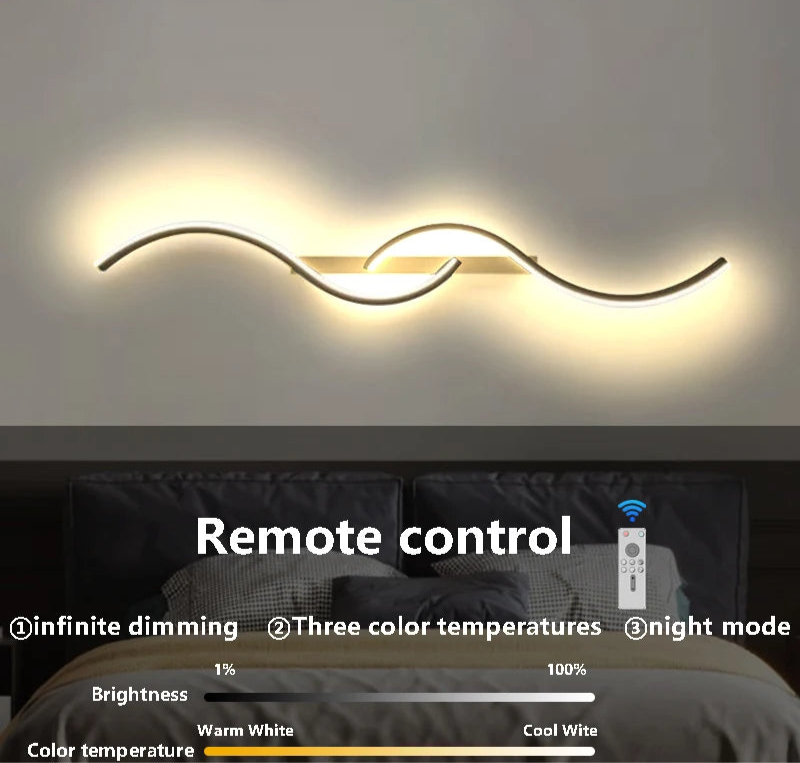 AuraLux Smart LED Swirl Lamp