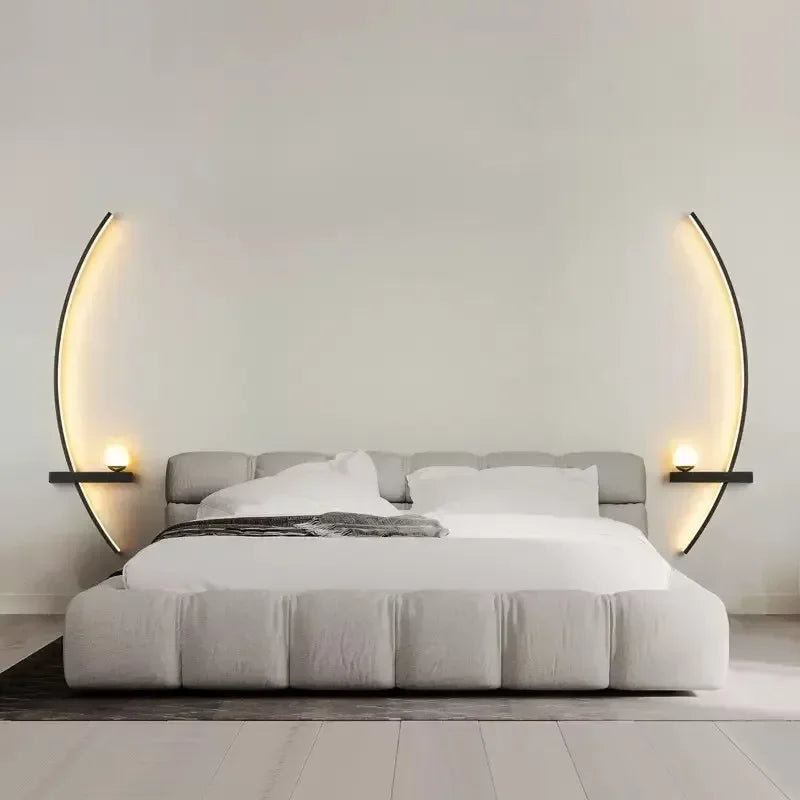 LuxeGlow Smart LED Wall Lamp